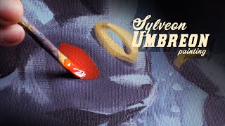 Painting Umbreon & Sylveon! | Valentines Theme