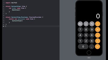 Calculator SwiftUI (MVVM)