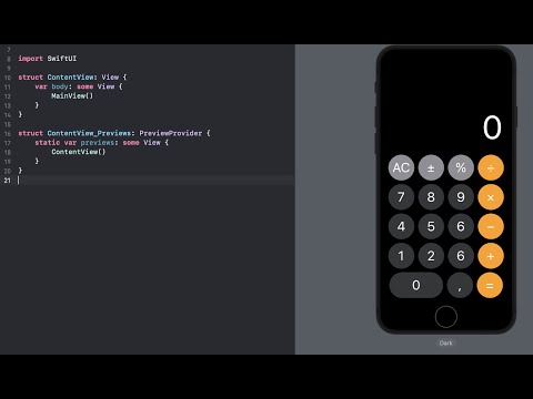 Calculator SwiftUI (MVVM)