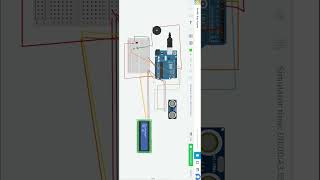Distance Measuring and Alert System Using Ultrasonic Sensor & Arduino | Tinkercad Project