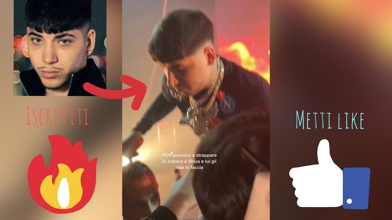 SHIVA PROVANO A RUBARGLI LA COLLANA A NAPOLI DURANTE IL CONCERTO MA LUI ...