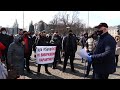 Проти «червоної зони»: до стін Закарпатської ОДА вийшли підприємці краю