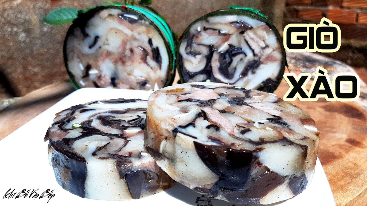 Gói Giò Xào Bằng Lá Chuối Không Cần Khuôn | Khi Bố Vào Bếp