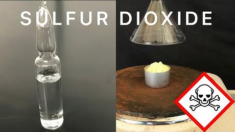 Liquified sulfur dioxide from sulfur and oxygen