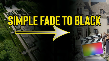 FCPX: Simple Fade to Black Transition