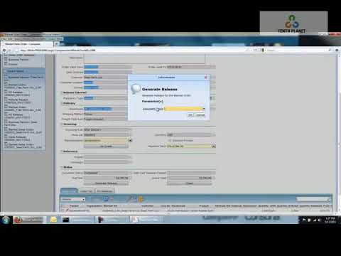 Create a Blanket Sale Order and How can you Release the Order - YouTube