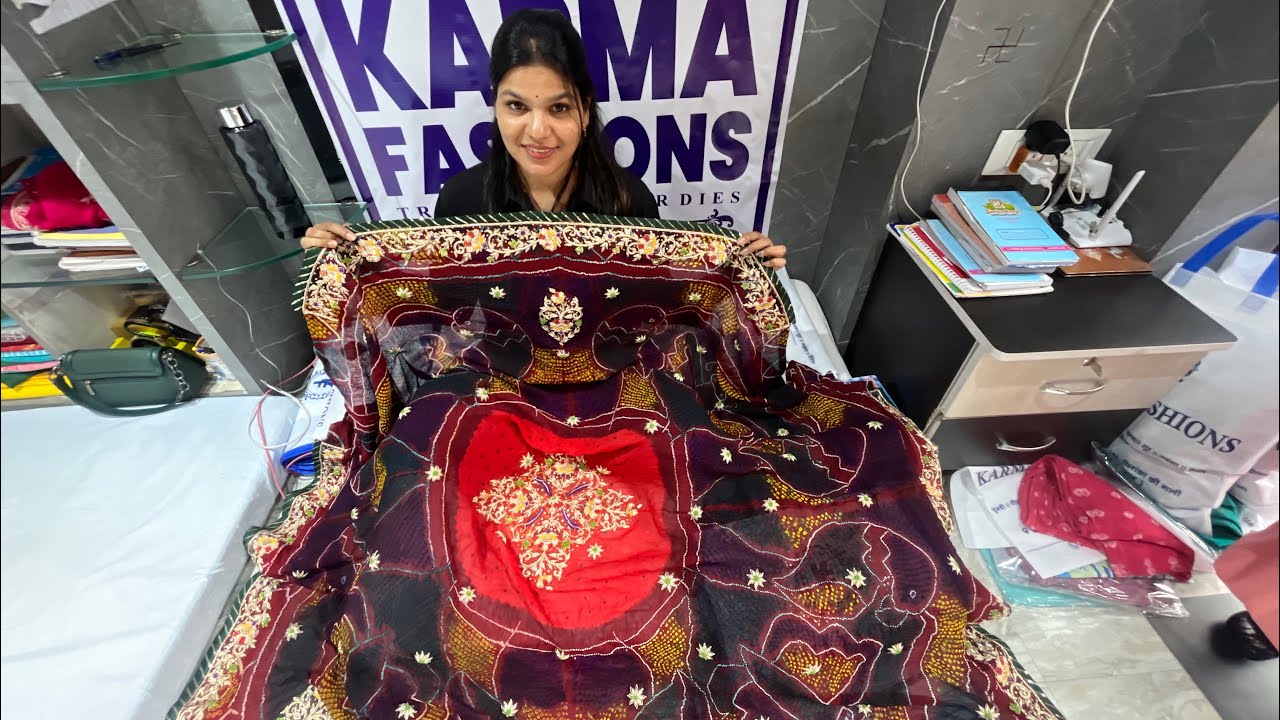 राजस्थानी चुनरी डिजाइन का बहूत ही शानदार कलेक्शन आ चूका है😍🥰💯