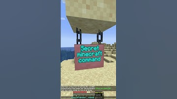 #shorts  How to find secret minecraft commands part 2