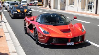 Supercars in Monaco 2022 - VOL. 21 (LaFerrari, Chiron SS 300+, 918 Spyder, Charles Leclerc, 600LT)