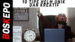 Gila Kreatif Abissssss. Inilah 10 Desain Helm Unik Bikin Ngakak