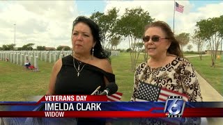 Widows remember their husbands during visit to veterans cemetery