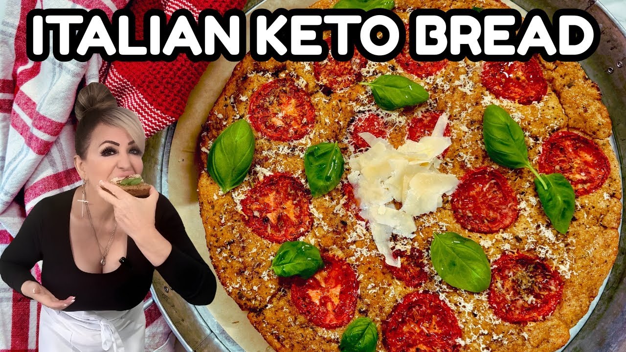 🍞 I Made KETO SOURDOUGH Focaccia | 2.7g Net Carbs | 18g Protein