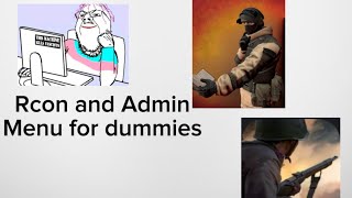 How to use Rcon Plus and Admin menu