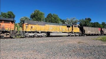 BNSF 5821 Leads a SB & Loaded XCLX Coal train With an H2 SD70MAC And Two DP Units 8/4/23