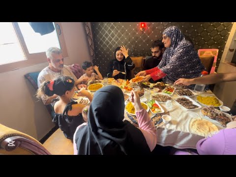 أنا وحماتي بنودع العيلة عملتلهم اكبر عزومة تهيصة وحزن ف نفس الوقت