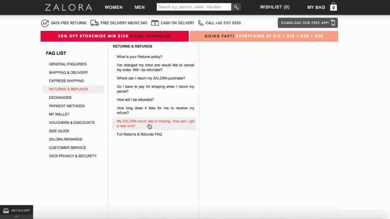 Download return slip