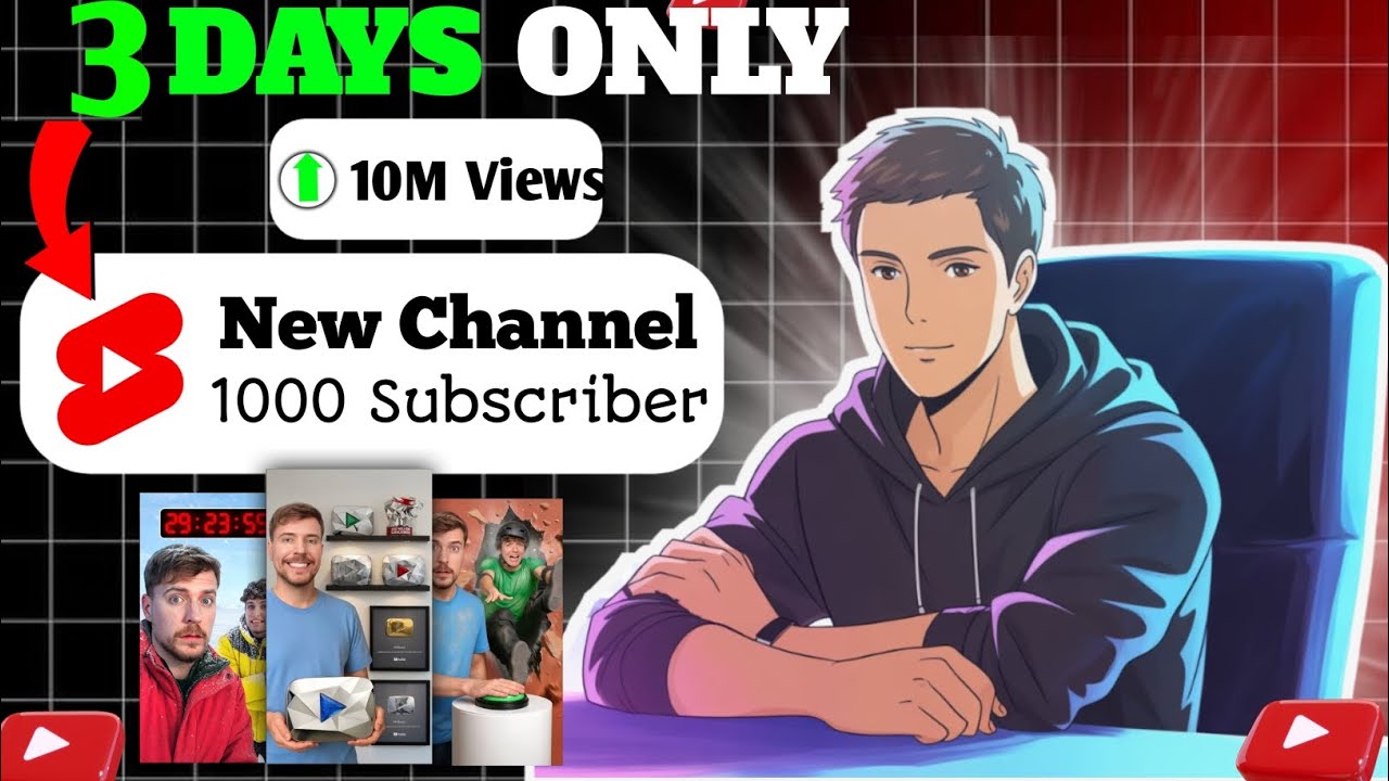 YouTube growth challenge 2025 | how to get 1000 subscribers fast