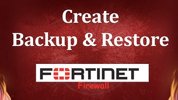 How to create Backup and Restore in Fortigate | Msolved Tech