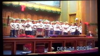 Jacob's preschool christmas program Dec 11 2005
