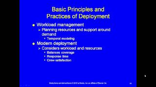 EMS Deployment, System Status Management