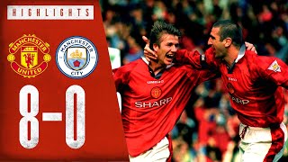 Man United 8-0 Man city | Extended Highlight 1994/95