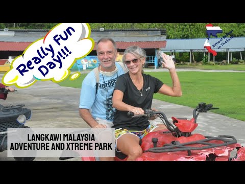 Video thumbnail: Langkawi Adventure & Xtreme Park - Riding Quads - Sky Bike - Go Kart - Paint Ball - Petting Zoo