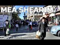 2 minutes walk through the streets of Mea Shearim district, Jerusalem, Israel - Virtual city tour