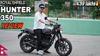 2023 Royal Enfield Hunter 350 Review: Best Bike Under 5 Lakhs in Nepal🇳🇵| Price, Performance ?