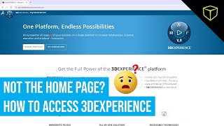 How to Access the 3DEXPERIENCE Platform