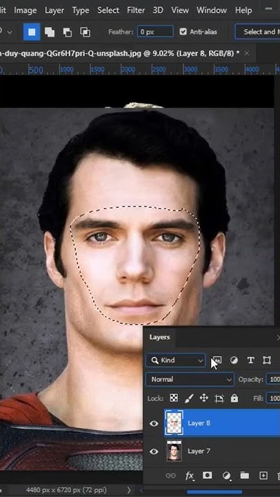 Как заменить лицо в Фотошопе? - YouTube