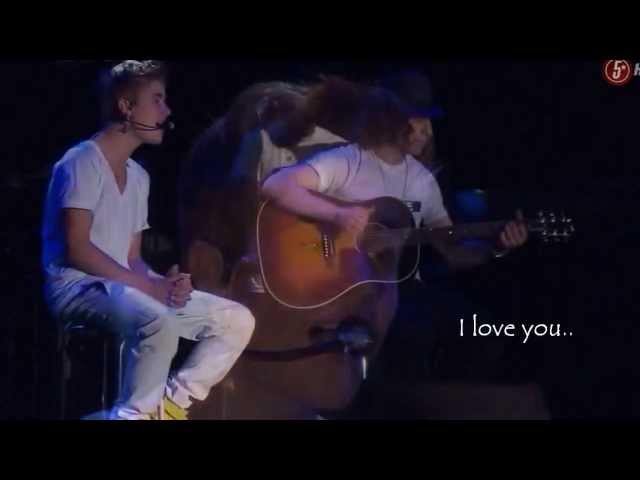 Justin Bieber - Be alright [Live Performance With Lyrics HD] class=