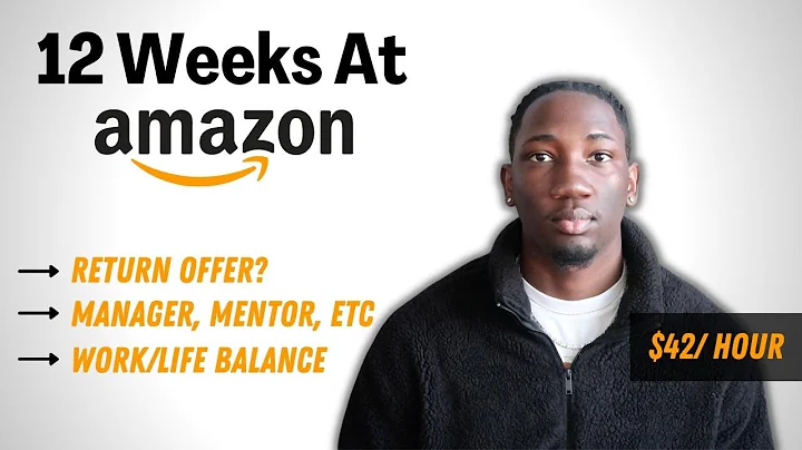 My 12 Weeks as an Amazon Intern | Software Engineering Recap (In Depth)