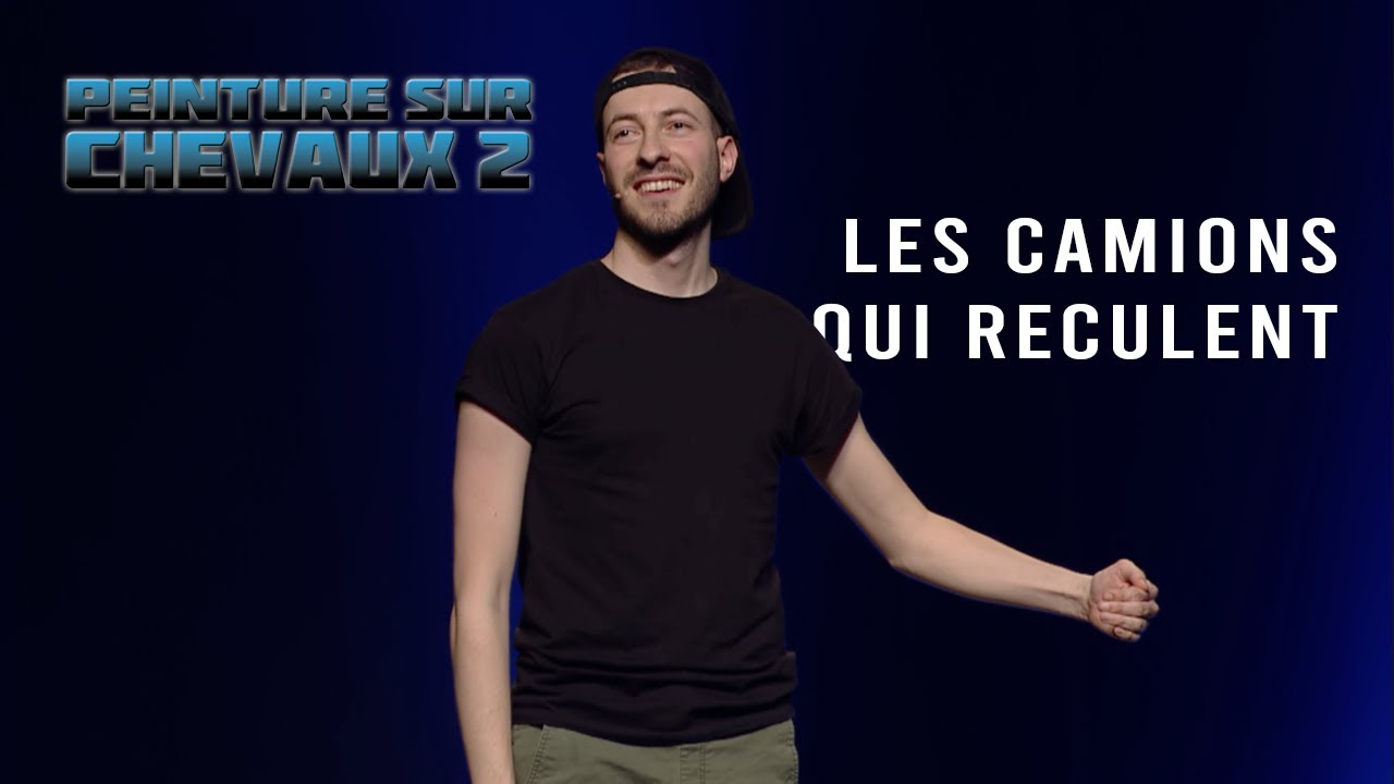 Les camions qui reculent | Peinture sur chevaux 2