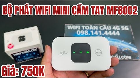Bộ Phát WiFi Cầm Tay MF8002 Không Dây Nhỏ Gọn Dùng Cho 10 Thiết Bị Điện Thoại Kết Nối Cùng Lúc