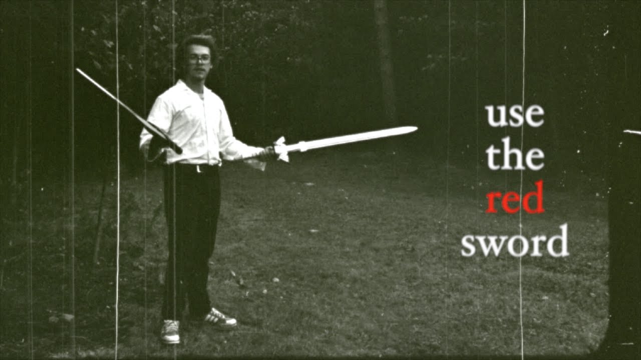 Use the red sword...