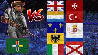 Cruzob Infantry vs EU Musketeers ( Total Resource ) Aoe3 Definitive Edition screenshot 3