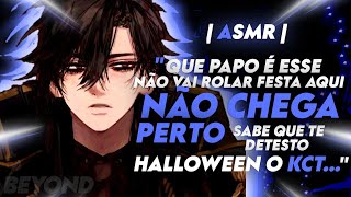 Asmr - Festa De Halloween Na Casa Do Rival Sem Ele Saber - Roleplay Hates To Lovers Beyond