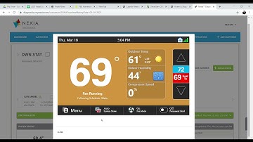 Setting Trane Thermostat for Emergency Heat