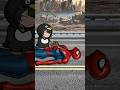 Evil Gugu Gaga vs Red She-Hulk & Spider-Man #gugugagapenguin #gugugaga