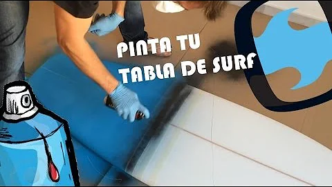 ¿Qué tipo de pintura se usa para pintar tablas de surf?