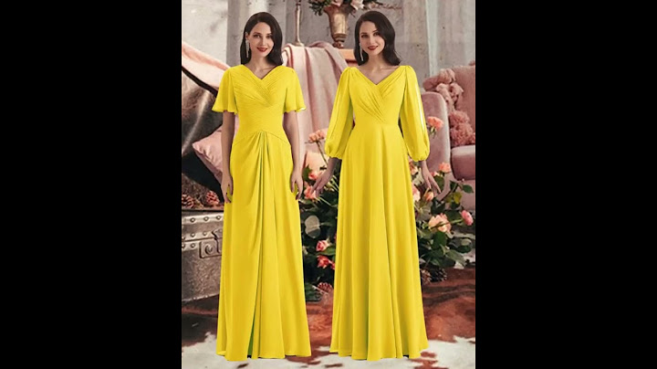 Gold Mother of the Groom Dress.