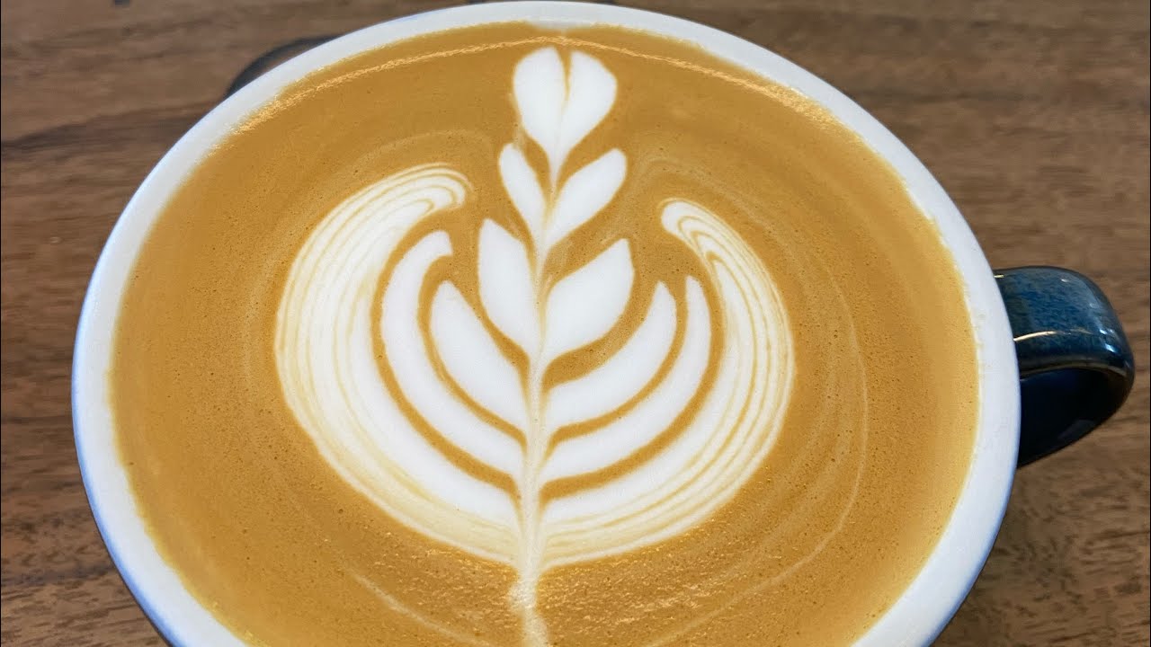 how to make simple latte art?? latte art YouTube
