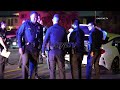 LAPD Pursuit Ends After Spike Strip in DTLA