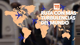 Chile tiene la ruta aérea con más turbulencia en el mundo