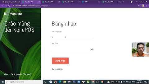 Hướng dẫn cài đặt epos manulife