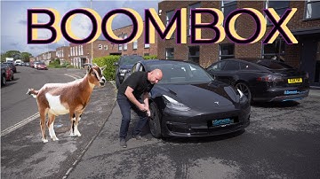 Tesla Model 3 now has BOOMBOX and pedestrian warning noise in the UK! What’s your favourite?