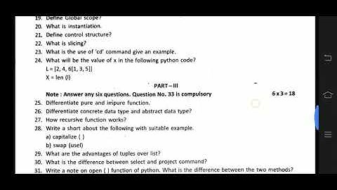 12th computer science second revision exam original question paper 2024