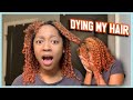 I DYED MY NATURAL HAIR ( Fail!! ) | Creme of Nature Lightest Blonde Dye