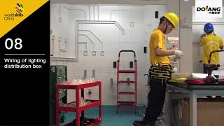 Worldskills China Selection Competition -Electrical Installation Project DLDS-1214F Training video