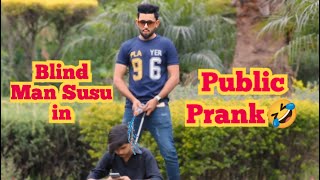 Blind Man Susu in Public Prank part 2